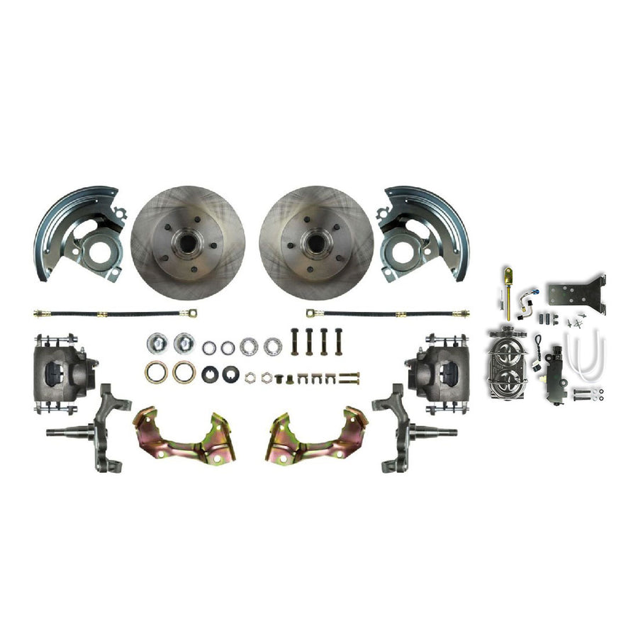 The Right Stuff 1962-67 Chevrolet Chevy II, Front Manual Disc Brake Conversion Kit - AFXSD03CY - (AFXSD03CY)
