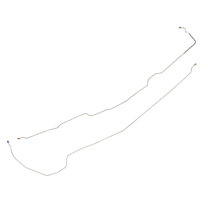 The Right Stuff 1981-87 Chevrolet C10/GMC C15, Pre-Bent Stainless Steel Front to Rear Brake Line - (TIN8401S)