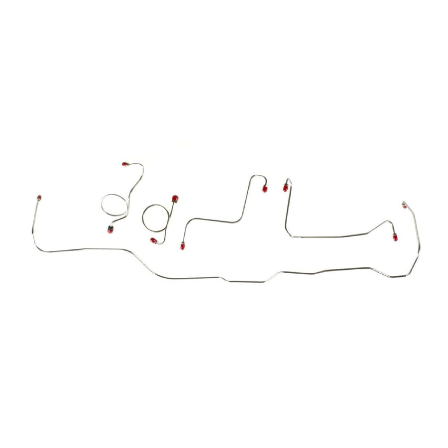 The Right Stuff 1967 Ford Fairlane W/Power Drum, Pre-Bent OE Steel Front Brake Line Kit - (DKT6701)