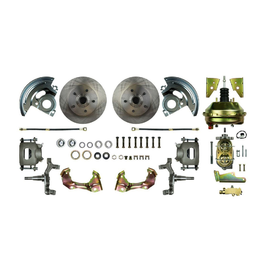 The Right Stuff 64-72 Chevelle/GM A-Body, Power 9" Booster, 2" Drop Front Disc Brake Conversion - (AFXDC01D)