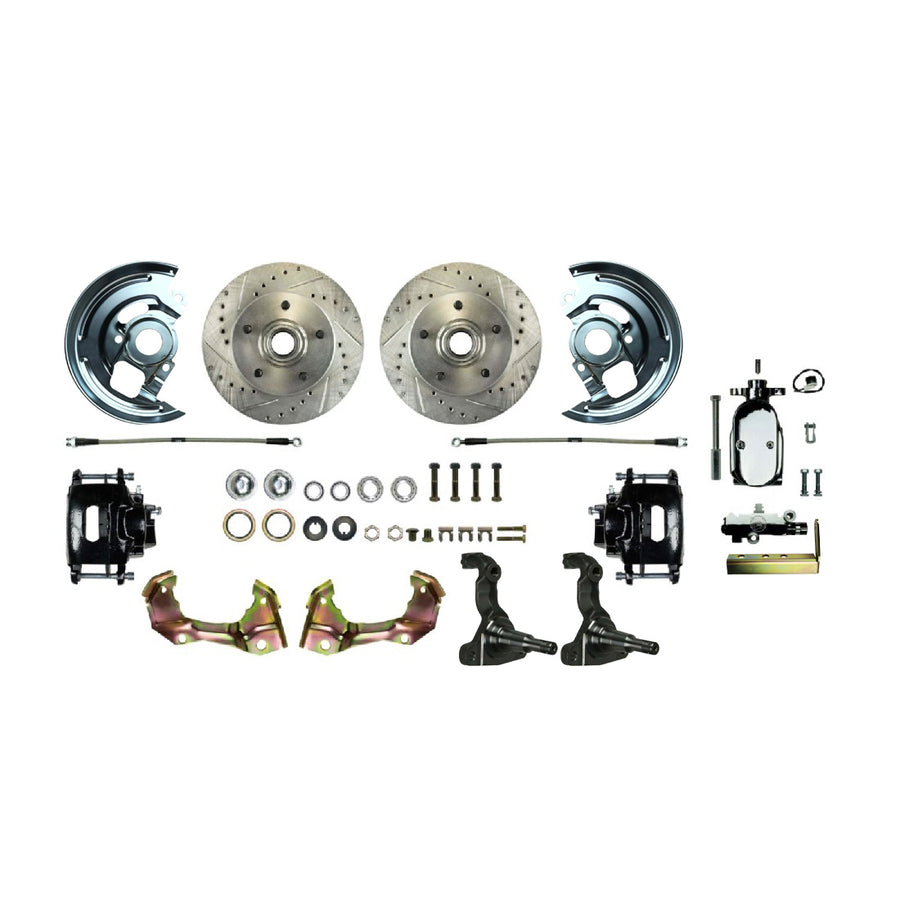 The Right Stuff 1962-67 Chevrolet Chevy II, Show N Go, Front Manual Disc Brake Conversion Kit - (AFXSD03CSX)
