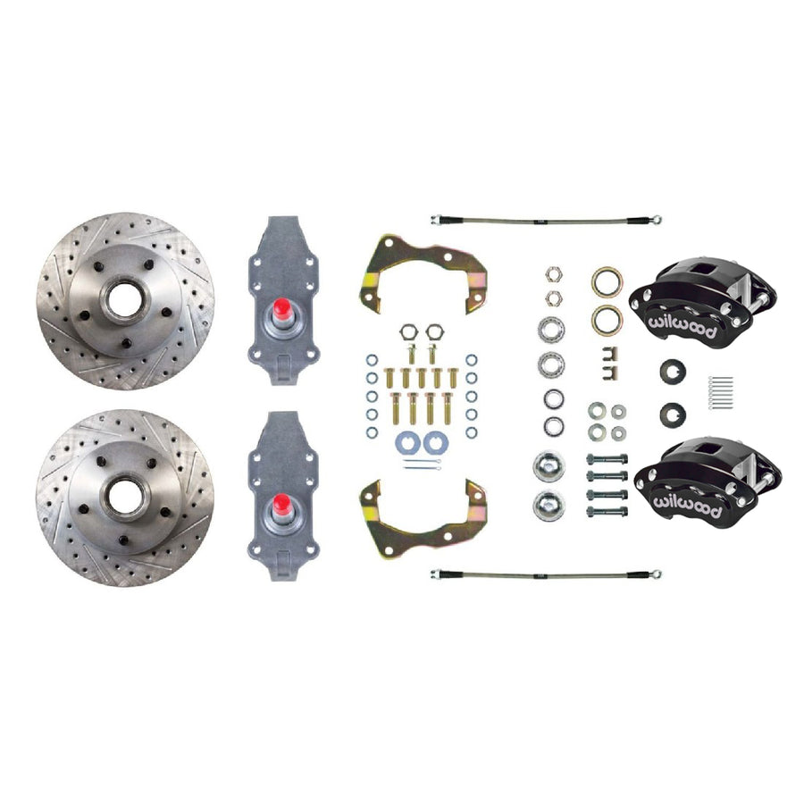 The Right Stuff 1955-58 Chevrolet Bel Air, "At The Wheel" Front Disc Brake Conversion Kit - (FSC56WKDS)
