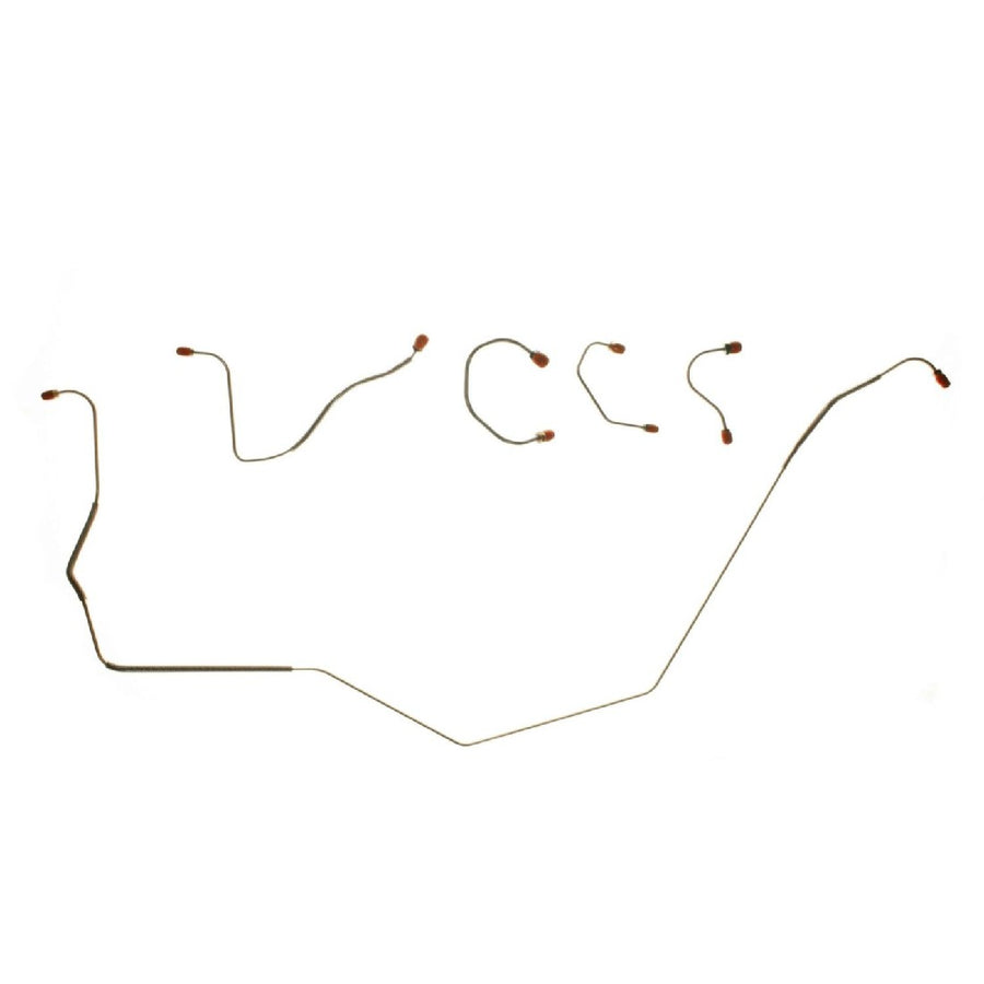 The Right Stuff 1968 Camaro/Chevy II, Pre-Bent OE Steel Manual Front Disc Brake Line Kit - (FKT6705)
