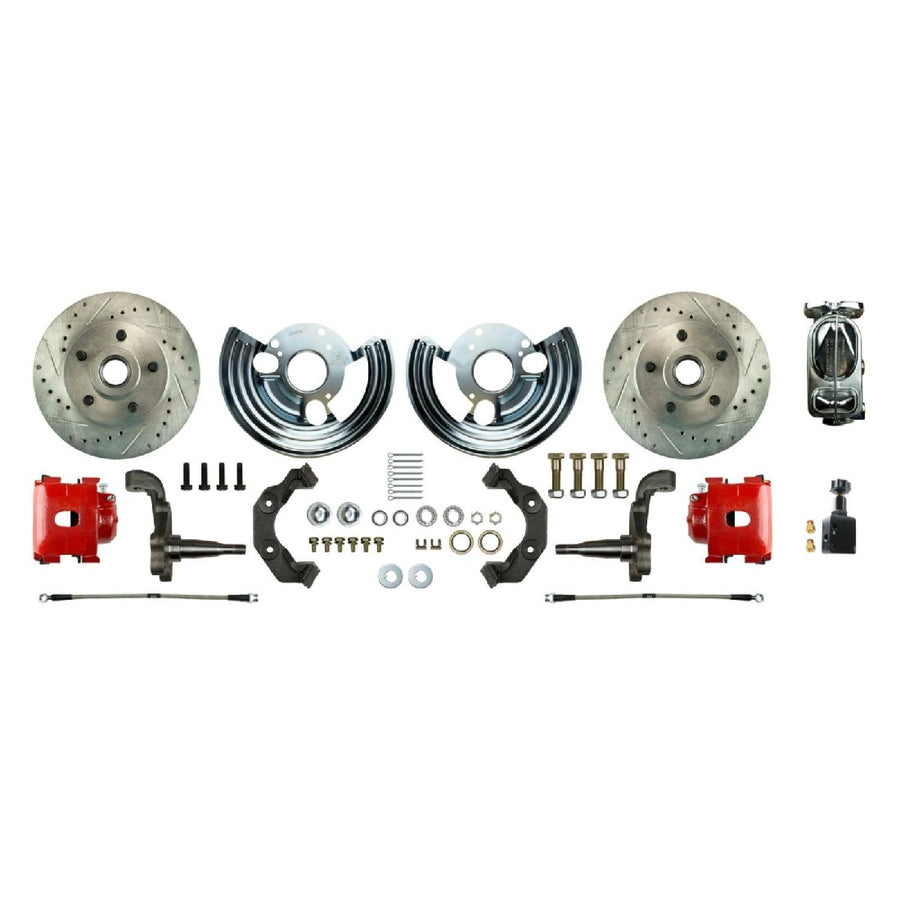 The Right Stuff 1962-74 Mopar B/E-Body, Front Manual Disc Brake Conversion Kit - MDC62SDZX - (MDC62SDZX)