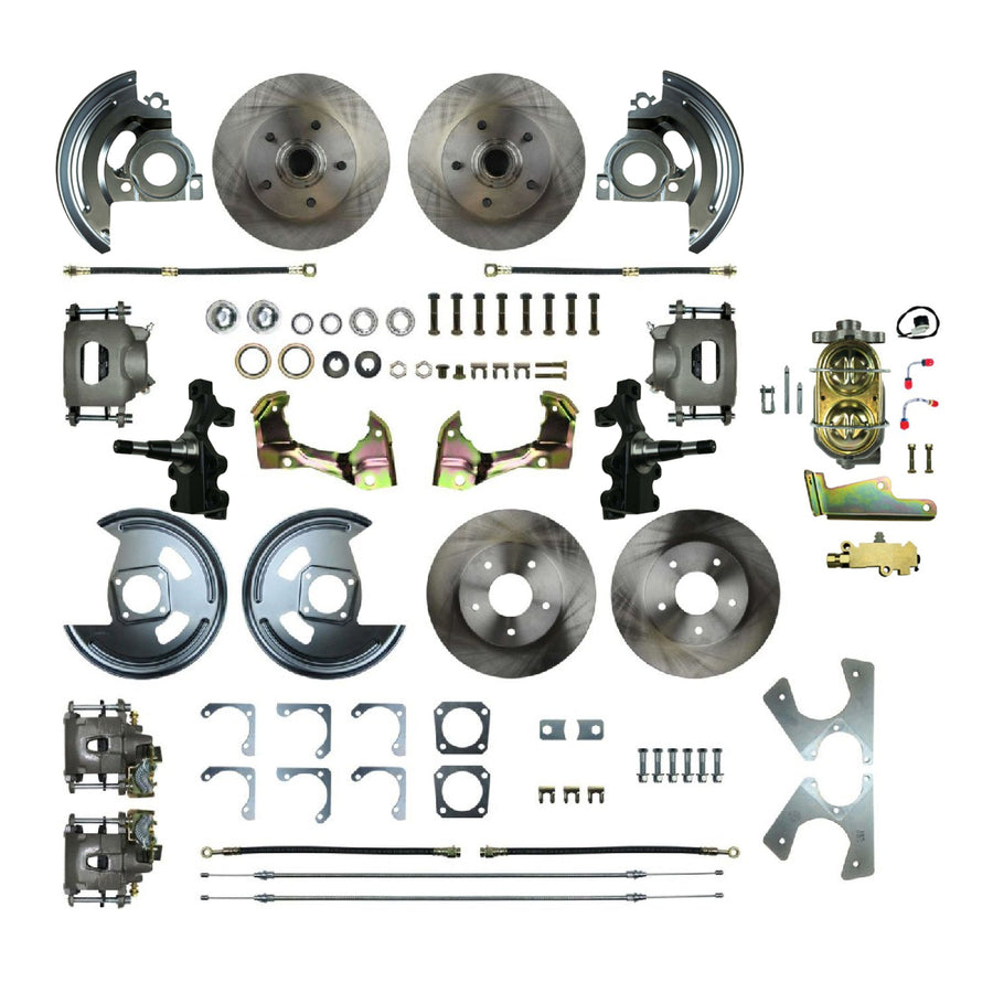 The Right Stuff 1968-1974 GM F/X-Body, Show N Go, 4-Wheel Manual Disc Brake Conversion - (AFXSD45D)