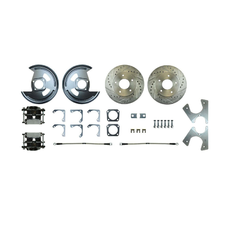 The Right Stuff 70-74 Camaro/Firebird, 10/12 Bolt, Staggared Shocks, Rear Disc Brake Conversion - (AFXRDM6S)