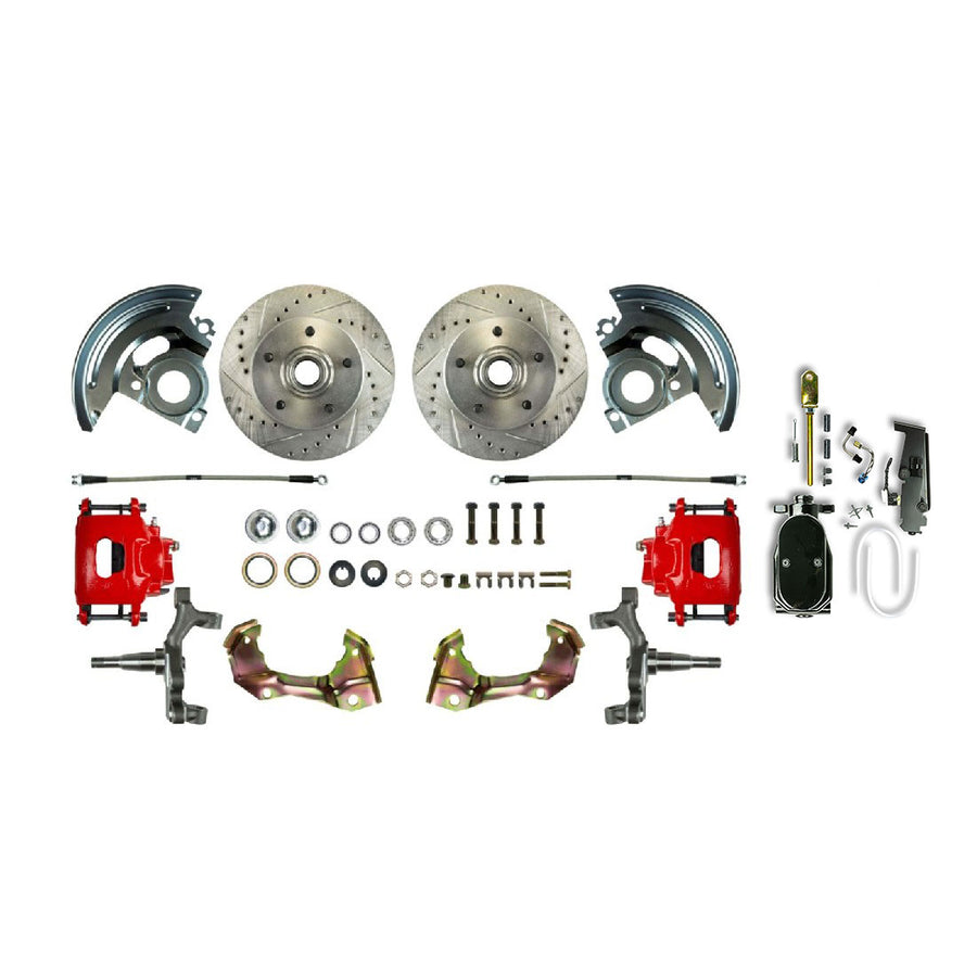 The Right Stuff 67-74 GM F/X-Body, Show N Go, 2" Drop, Front Manual Disc Brake Conversion Kit - (AFXSD02DZY)