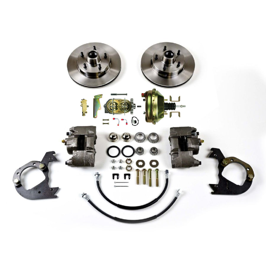 The Right Stuff 1955-57 BelAir, Front Power Disc Brake Conversion for Factory 14" Wheel Setup - (FSC5514P)