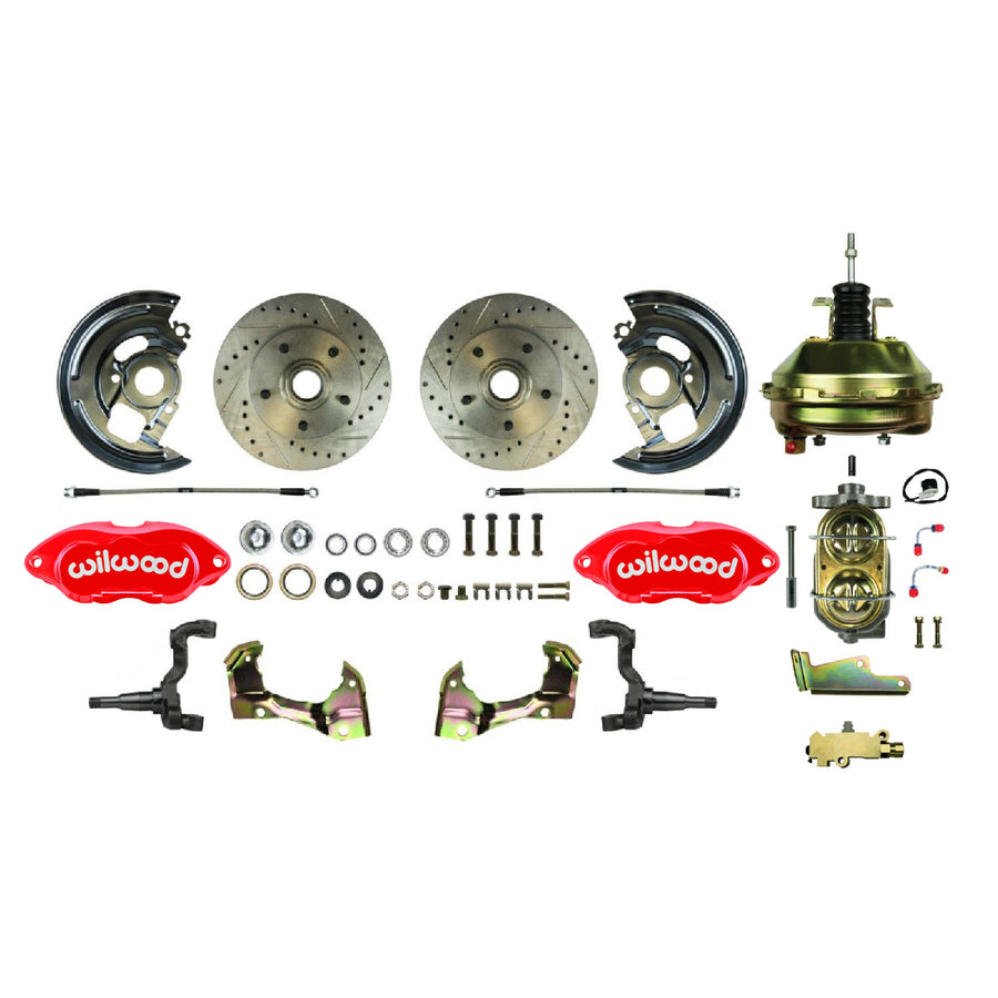 The Right Stuff 1964-1974 GM A/F/X Body,Front Power Disc Brake Conversion Kit - AFXDC32Z - (AFXDC32Z)