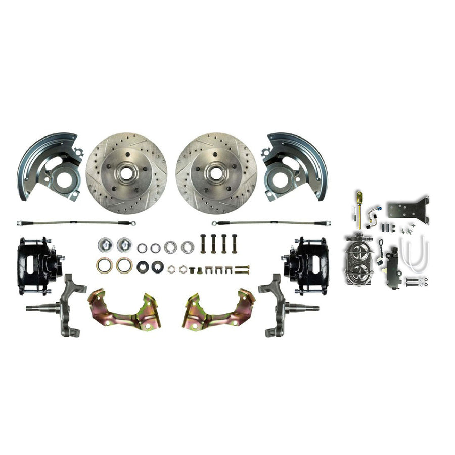 The Right Stuff 1962-67 Chevrolet Chevy II, Show N Go, Front Manual Disc Brake Conversion Kit - (AFXSD03CSY)