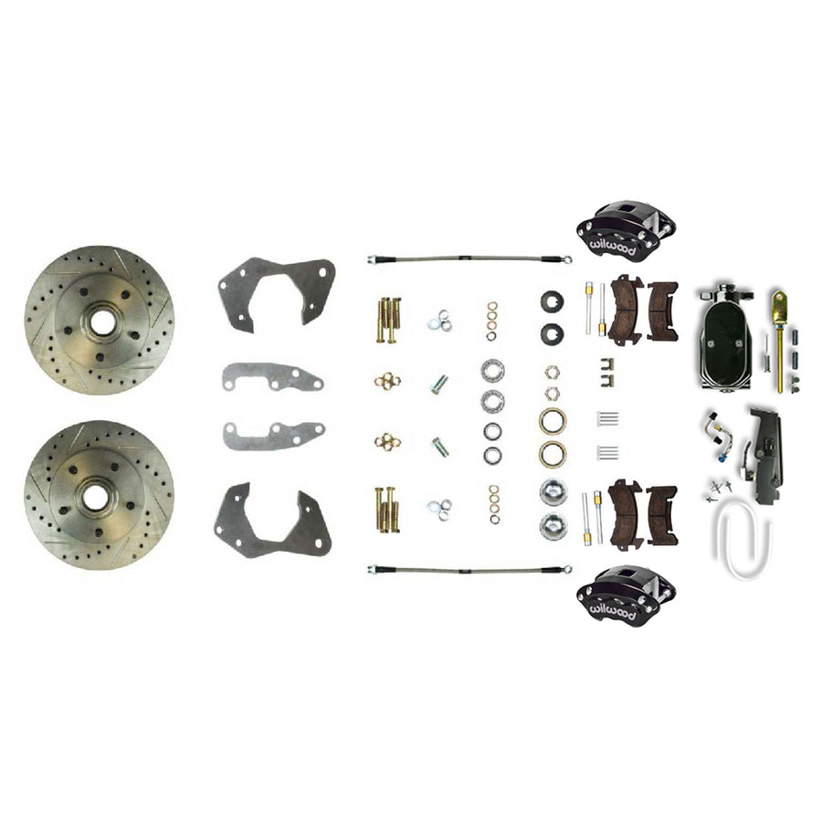 The Right Stuff 1965-68 Chevrolet Impala/Bel Air, Performance Front Disc Brake Conversion Kit - (FSC66SDCSY)