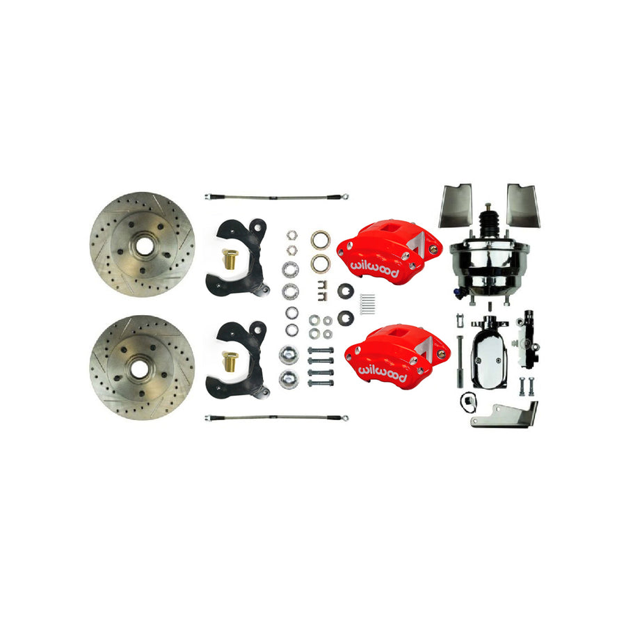 The Right Stuff 1959-64 Chevrolet Impala/Bel Air, Performance Front Disc Brake Conversion Kit - (FSC60DCCZX)