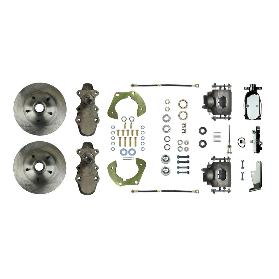 The Right Stuff 1955-57 Chevrolet Bel Air, 2" Drop, Manual Front Disc Brake Conversion - (FSC55SDDX)