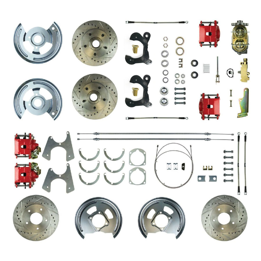 The Right Stuff 1959-64 Chevrolet Impala, Manual 4-Wheel Disc Brake Conversion Kit - FSC594SDCZ - (FSC594SDCZ)