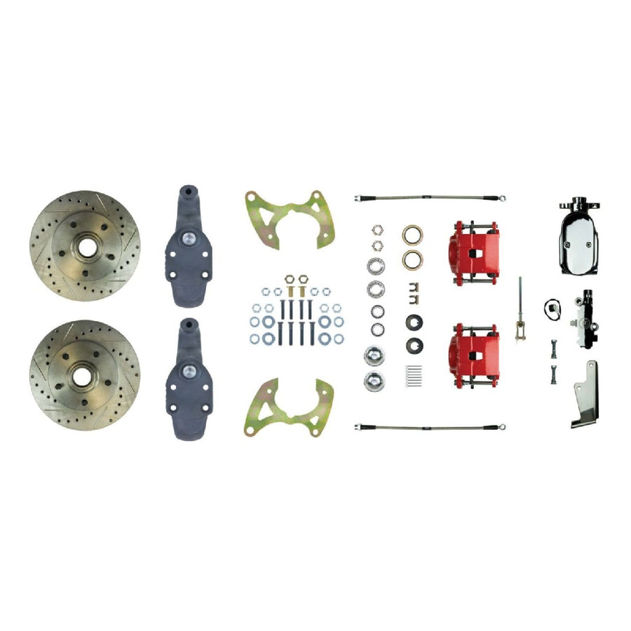 The Right Stuff 1959-64 Impala/Bel Air, 2" Drop, Manual Front Disc Brake Conversion Kit - (FSC59SDDZX)