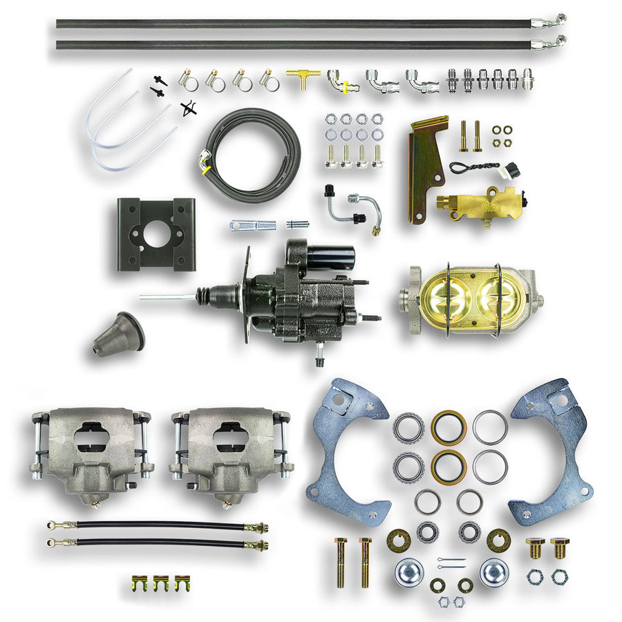 The Right Stuff 1967-70 GM C10/C15 Truck/Suburban W/2WD, Hydraulic Brake Assist Front Disc Brake Conversion - (THB6705)