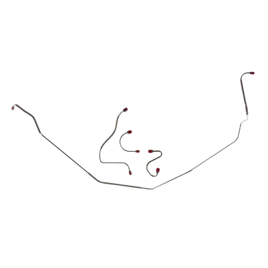 The Right Stuff 1967-68 Pontiac Firebird, Pre-Bent OE Steel Manual Front Drum Brake Line Kit - (FKT6709)