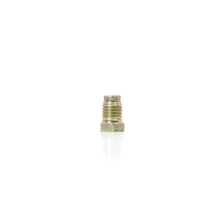 The Right Stuff 3/16" Tube W/11x1.5 Thread, 12mm Hex, Bubble Flare, Metric Orange Fitting - (MSP9)