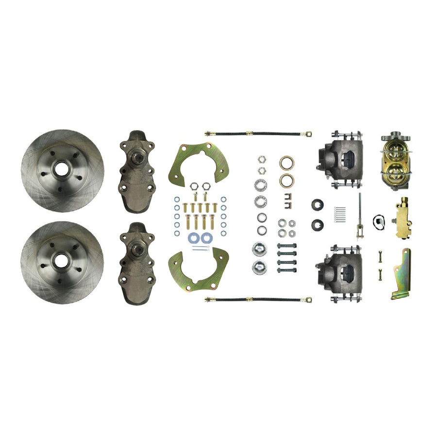 The Right Stuff 1955-57 Chevrolet Bel Air, 2" Drop, Manual Front Disc Brake Conversion - (FSC55SDD)