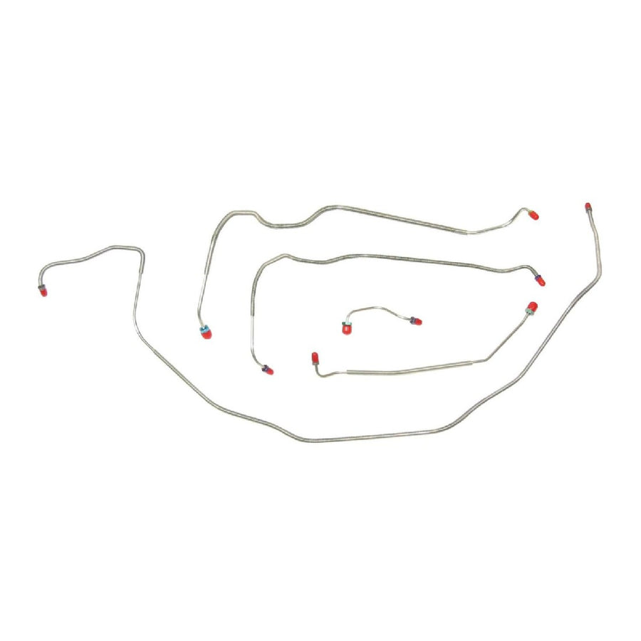The Right Stuff 1970 Chevrolet Monte Carlo, Pre-Bent OE Steel Front Brake Line Kits - (MKT7001)