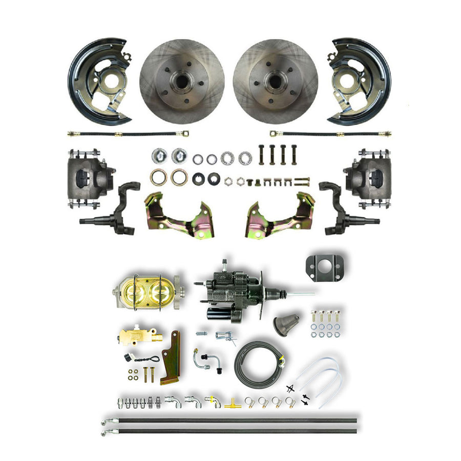 The Right Stuff 1964-1972 Chevelle/GM A-Body Front Hydraulic Brake Assist, Disc Brake Conversion - (AFXHB01C)