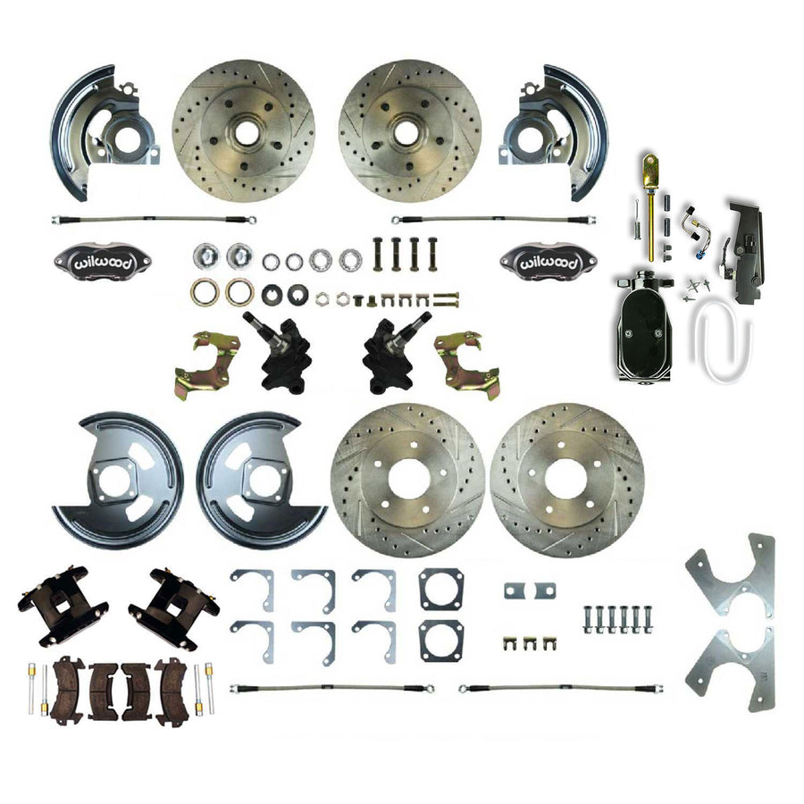 The Right Stuff 1967 Camaro/Firebird, Performance Series, 2" Drop, 4-Wheel Disc Brake Conversion - (AFXSD22DSY)