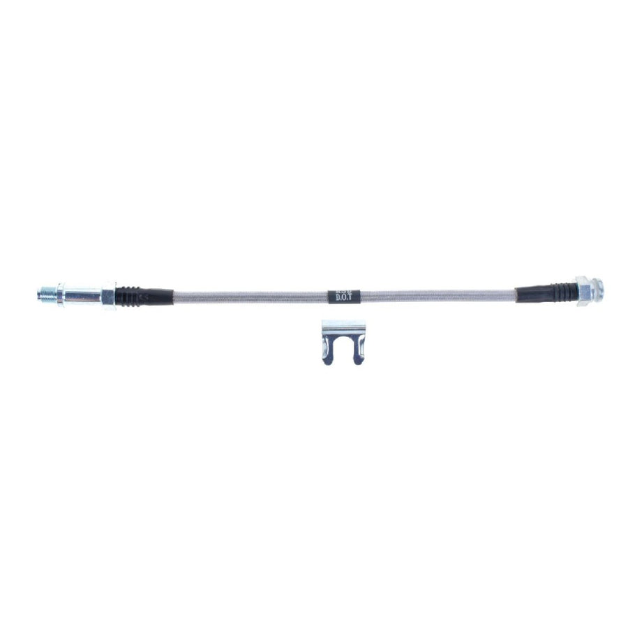 The Right Stuff 1962-69 GM/Mopar Full Size, Braided Stainless Steel Front Drum Brake Flex Hoses - (FH80S)