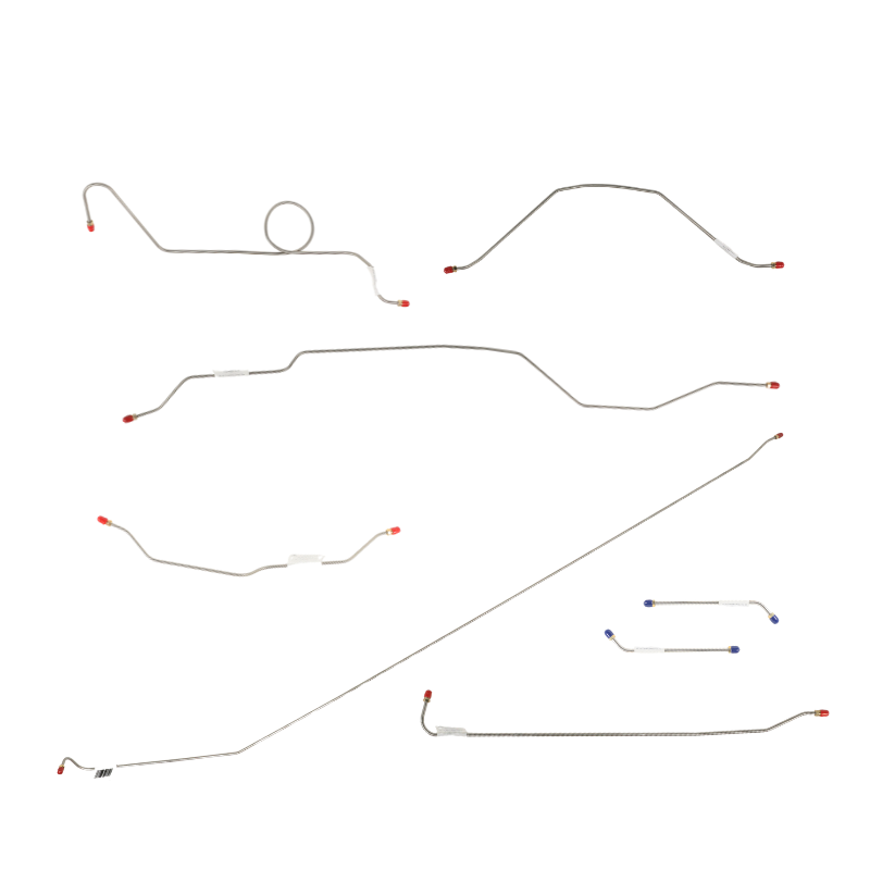 The Right Stuff 1966 Chevrolet C10 Truck, Pre-Bent OE Steel Complete Brake Line Kit - (TBS6600)