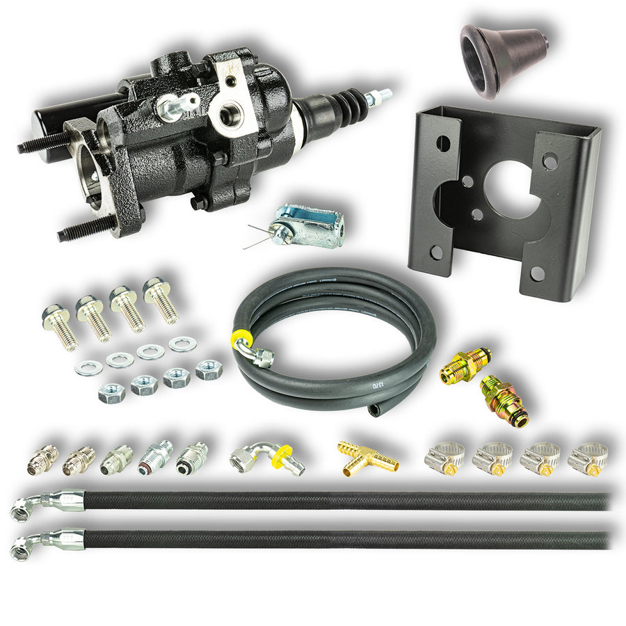 The Right Stuff 1963-1966 Chevy Truck Hydarulic Brake Assist Unit and hose kit - (HBUK6366)