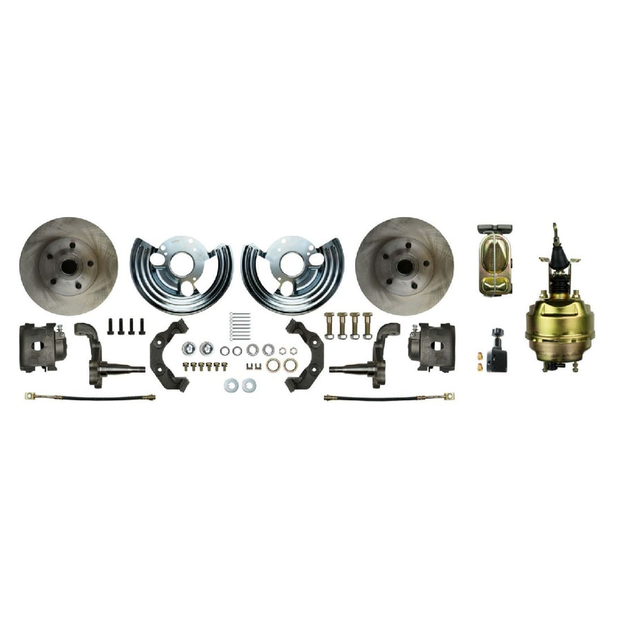 The Right Stuff 1965-74 Mopar B/E-Body, 8" Booster, Front Power Disc Brake Conversion Kit - (MDC62DC)