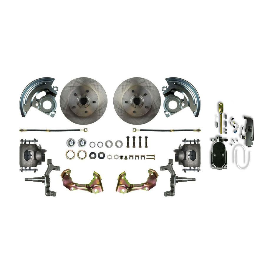 The Right Stuff 1964-1972 Chevelle/A-Body, 2" Drop, Front Manual Disc Brake Conversion Kit - (AFXSD01DY)
