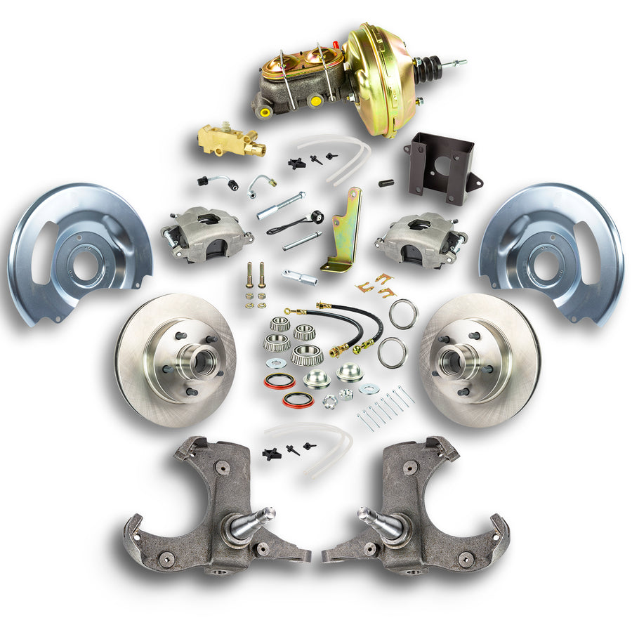 The Right Stuff 60-62 Chevrolet/GMC Truck/Suburban, Power Front Disc Brake Conversion Kit 5x5 Bolt Pattern - (TDC6015)