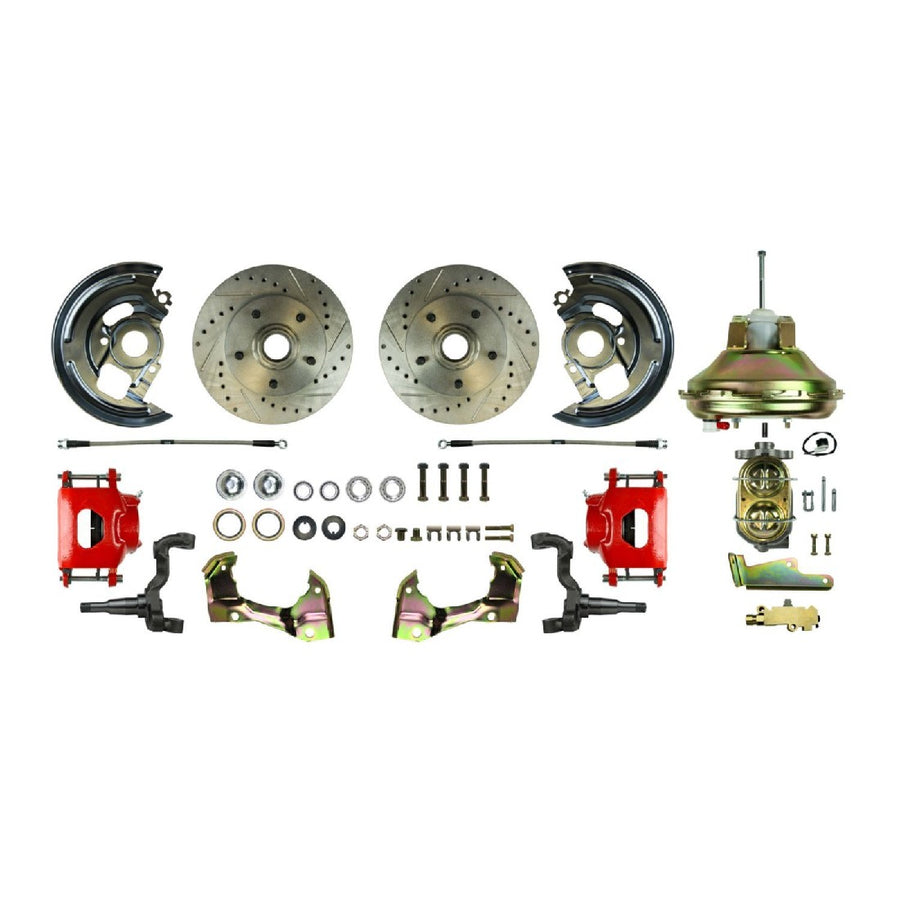 The Right Stuff 1967-72 Chevelle/GM A-Body, Power 11" Booster, Front Disc Brake Conversion - (AFXDC06CZ)