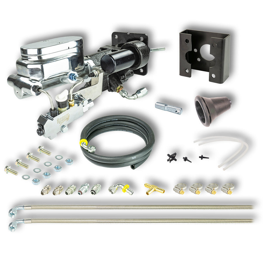 The Right Stuff 1963-66 GM & GMC C/K Truck, Chrome Hydro Boost Upper Assembly Kit Disc/Drum - (JHB635171)