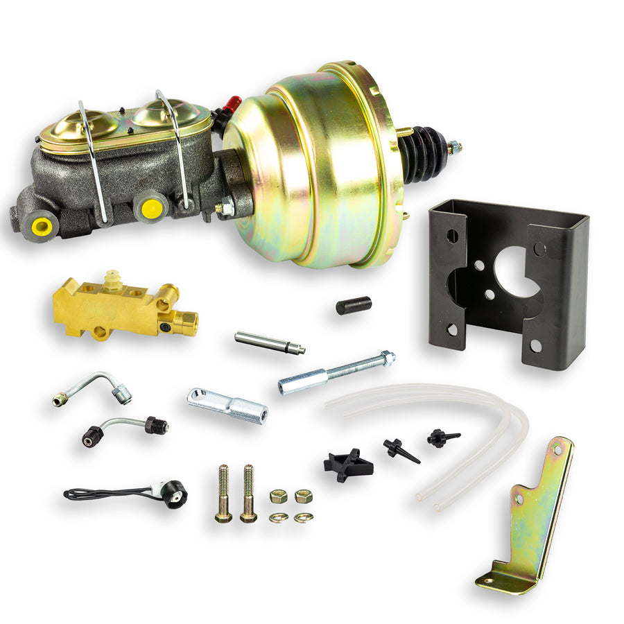 The Right Stuff 63-66 GM & GMC C/K Truck, Master Cylinder & 8" Booster Combination Kit Disc/Disc - (G86310572)