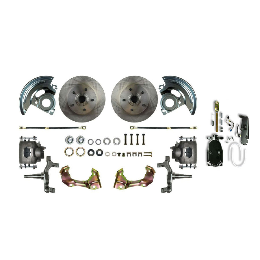 The Right Stuff 1964-1972 Chevelle/A-Body Front Manual Disc Brake Conversion Kit - AFXSD01CY - (AFXSD01CY)