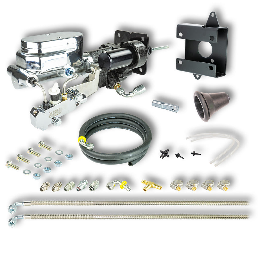 The Right Stuff 1960-62 GM & GMC C/K Truck, Chrome Hydro Boost Assembly Kit Disc/Disc - (JHB605672)