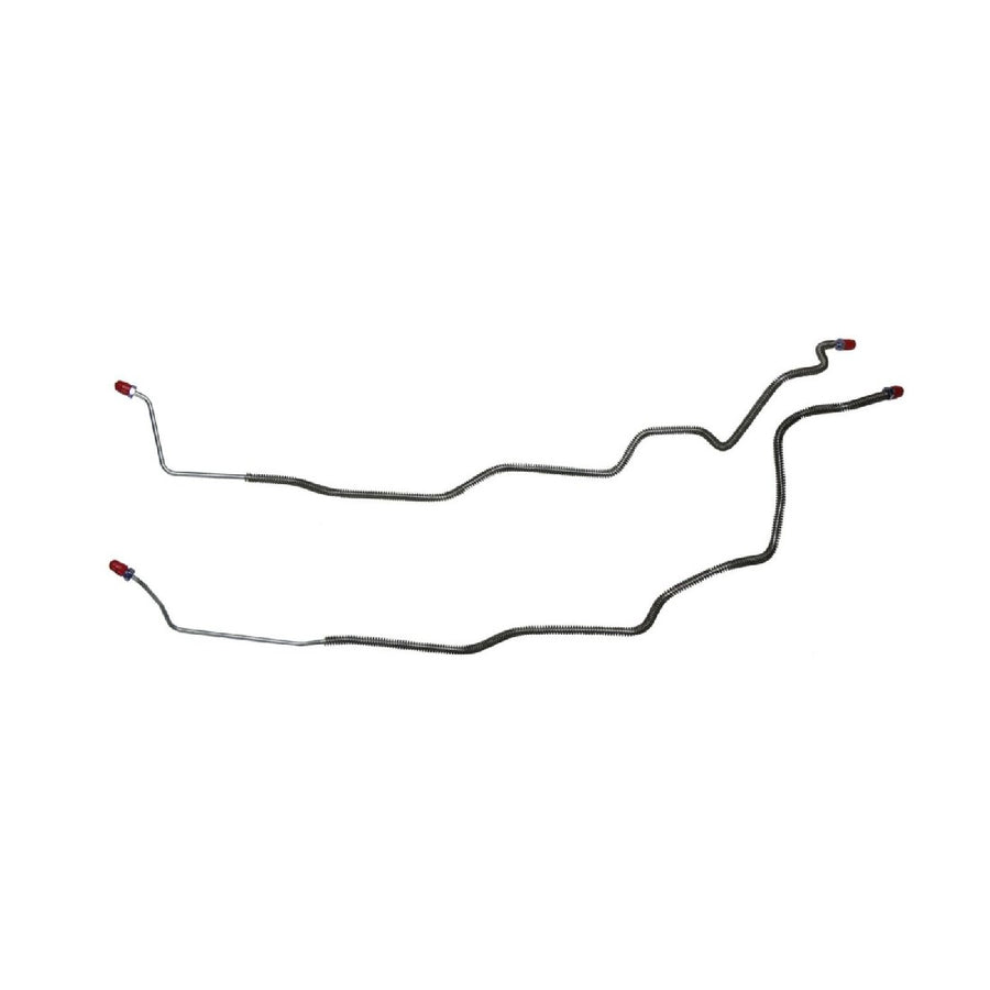The Right Stuff 1971-73 Chevrolet Bel Air/Impala, Pre-Bent OE Steel Rear Axle Brake Line - (BRA7101)