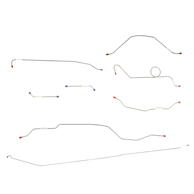 The Right Stuff 1964-66 Chevrolet C10 Truck, Pre-Bent Stainless Steel Complete Brake Line Kit - (TBS6500S)