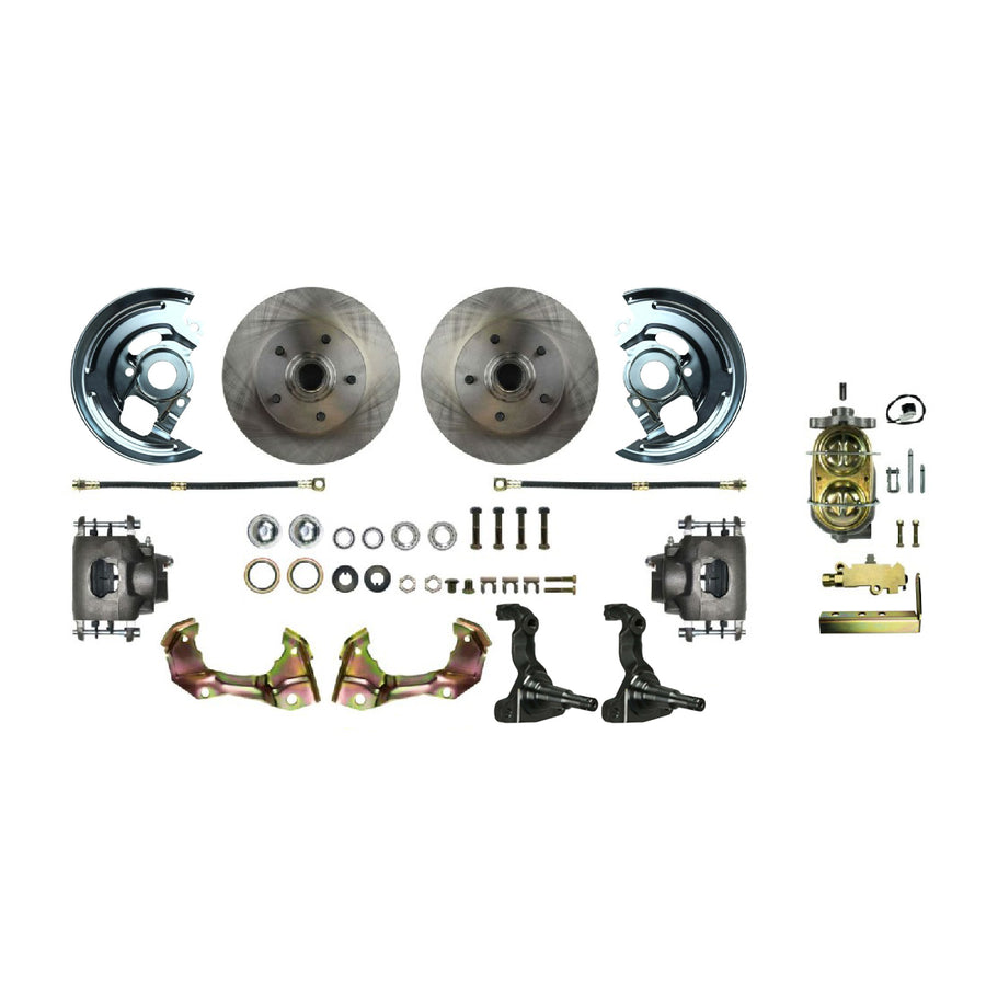 The Right Stuff 1962-67 Chevrolet Chevy II, Front Manual Disc Brake Conversion Kit - AFXSD03C - (AFXSD03C)