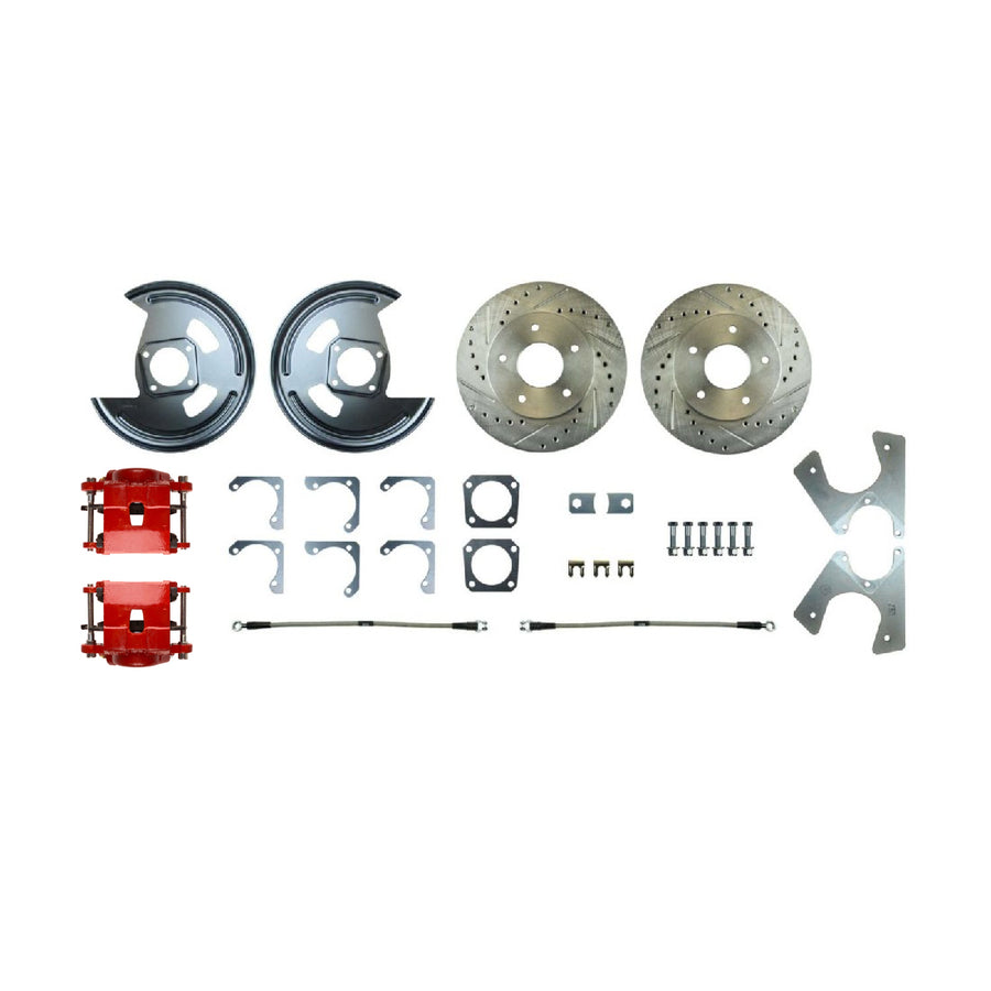 The Right Stuff 70-74 Camaro/Firebird, 10/12 Bolt, Staggared Shocks, Rear Disc Brake Conversion - (AFXRDM6Z)