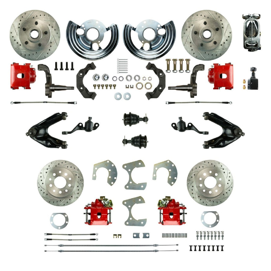 The Right Stuff 1960-76 Mopar A-Body, 4-Wheel Manual Disc Brake Conversion Kit - MDC46SDZX - (MDC46SDZX)
