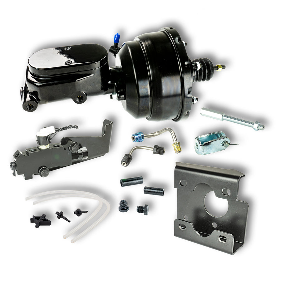 The Right Stuff 67-72 Chevrolet, GMC Black Brake Booster and Master, Low Rise Bracket Disc/Drum - (B86815171)