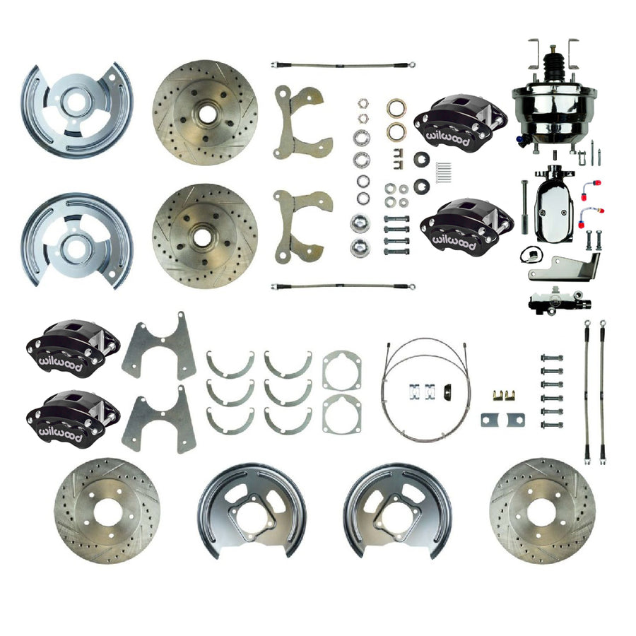 The Right Stuff 1959-64 Chevrolet Impala/Bel Air, Performance Front Disc Brake Conversion Kit - (FSC604DCCSX)