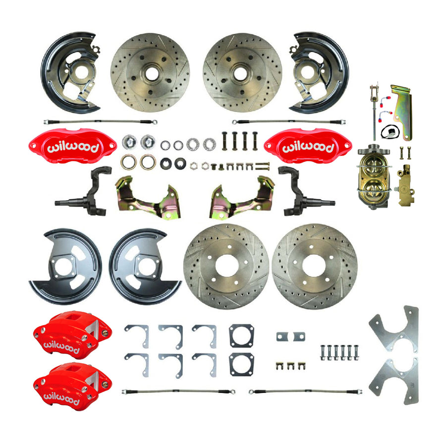 The Right Stuff 1967 Camaro/Firebird, Performance Series, 4-Wheel Disc Brake Conversion Kits - (AFXSD22CZ)