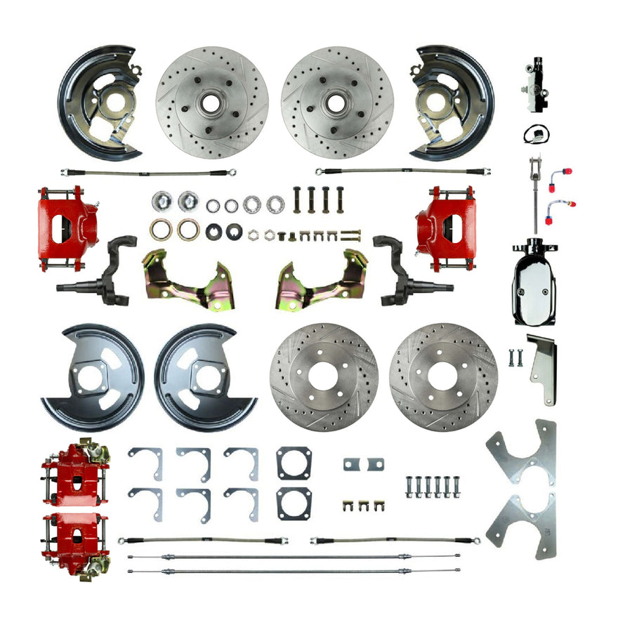 The Right Stuff 1967 Camaro/Firebird, Show N Go,4-Wheel Manual Disc Brake Conversion - (AFXSD42CZX)