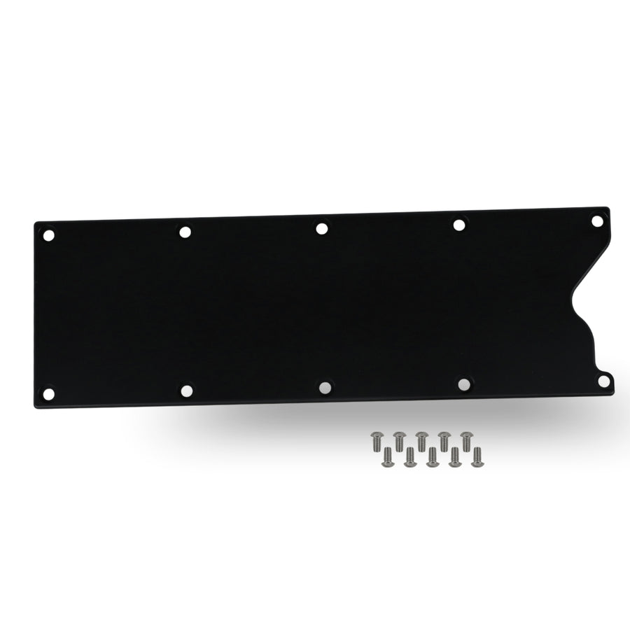 The Right Stuff Gen 3 LS Valley Cover, Blank, Black Anodized - (G3LSVC-B-K)