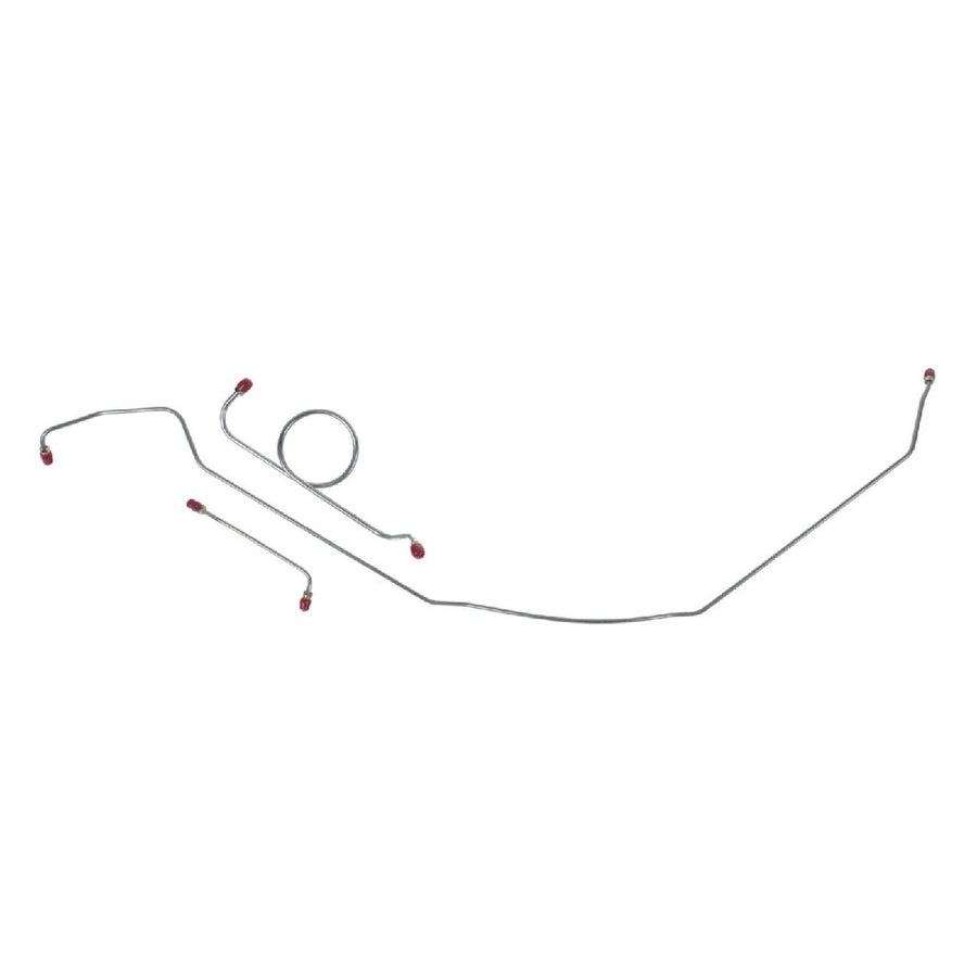 The Right Stuff 1966 Chevrolet Chevelle W/Manual Drums Pre-Bent OE Steel Front Brake Line Kit - (CKT6601)