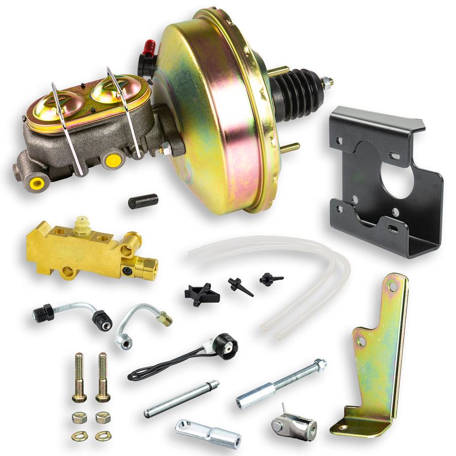 The Right Stuff 67-72 GM & GMC C/K Truck, 9" Slimline Booster Master Combination Kit Disc/Disc - (G96820572)