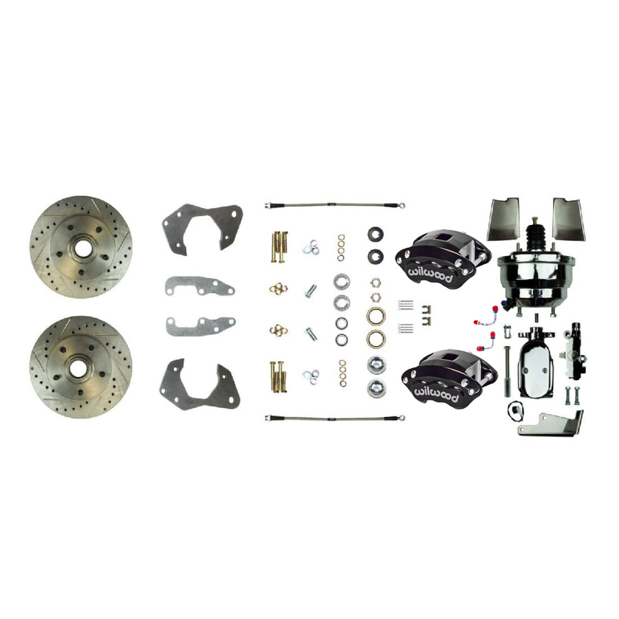 The Right Stuff 1965-68 Chevrolet Impala/Bel Air, Performance Front Disc Brake Conversion Kit - (FSC66DCCSX)